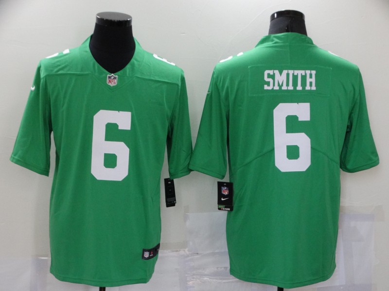 Men's Philadelphia Eagles DeVonta Smith #6 Green Jersey